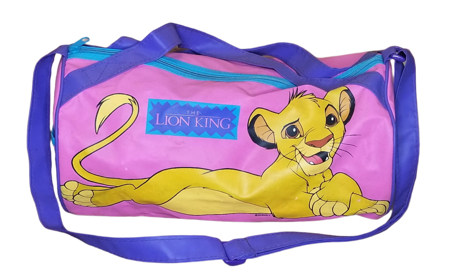The Lion King Pink Duffel Bag – Young Simba Edition