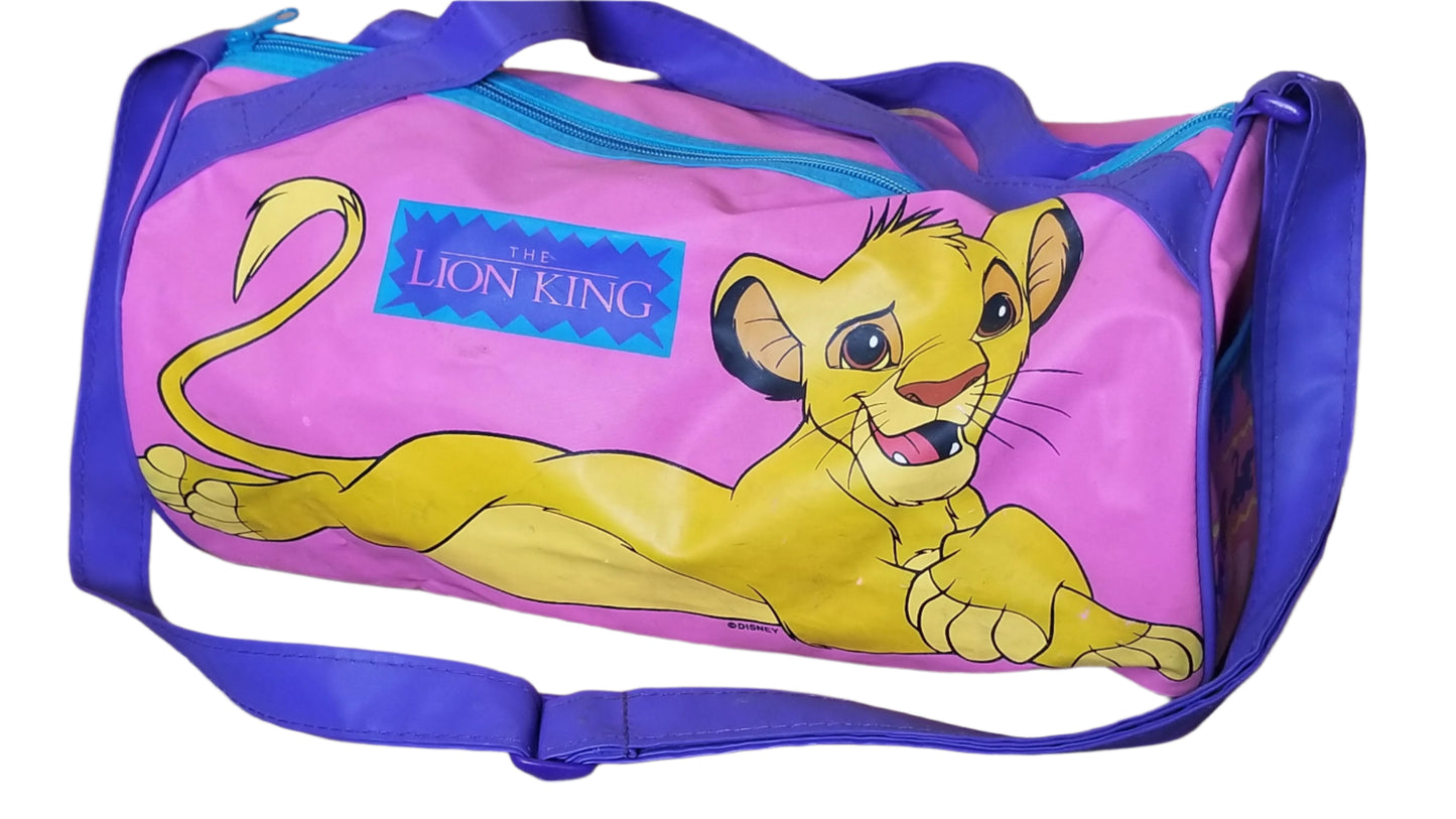 The Lion King Pink Duffel Bag – Young Simba Edition
