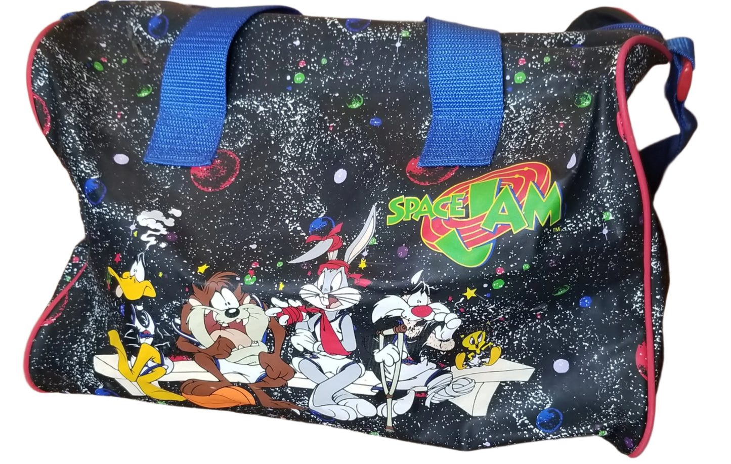π Vintage 90s Space Jam Looney Tunes Duffle Bag π