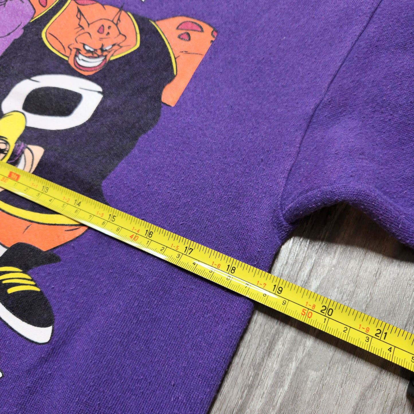 Vintage 1996 Space Jam Purple Sweatshirt Officially Licensed Looney Tunes