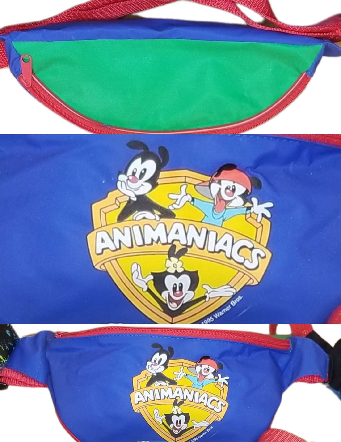 π Vintage 90s Animaniacs Fanny Pack β Warner Bros Classic! π₯