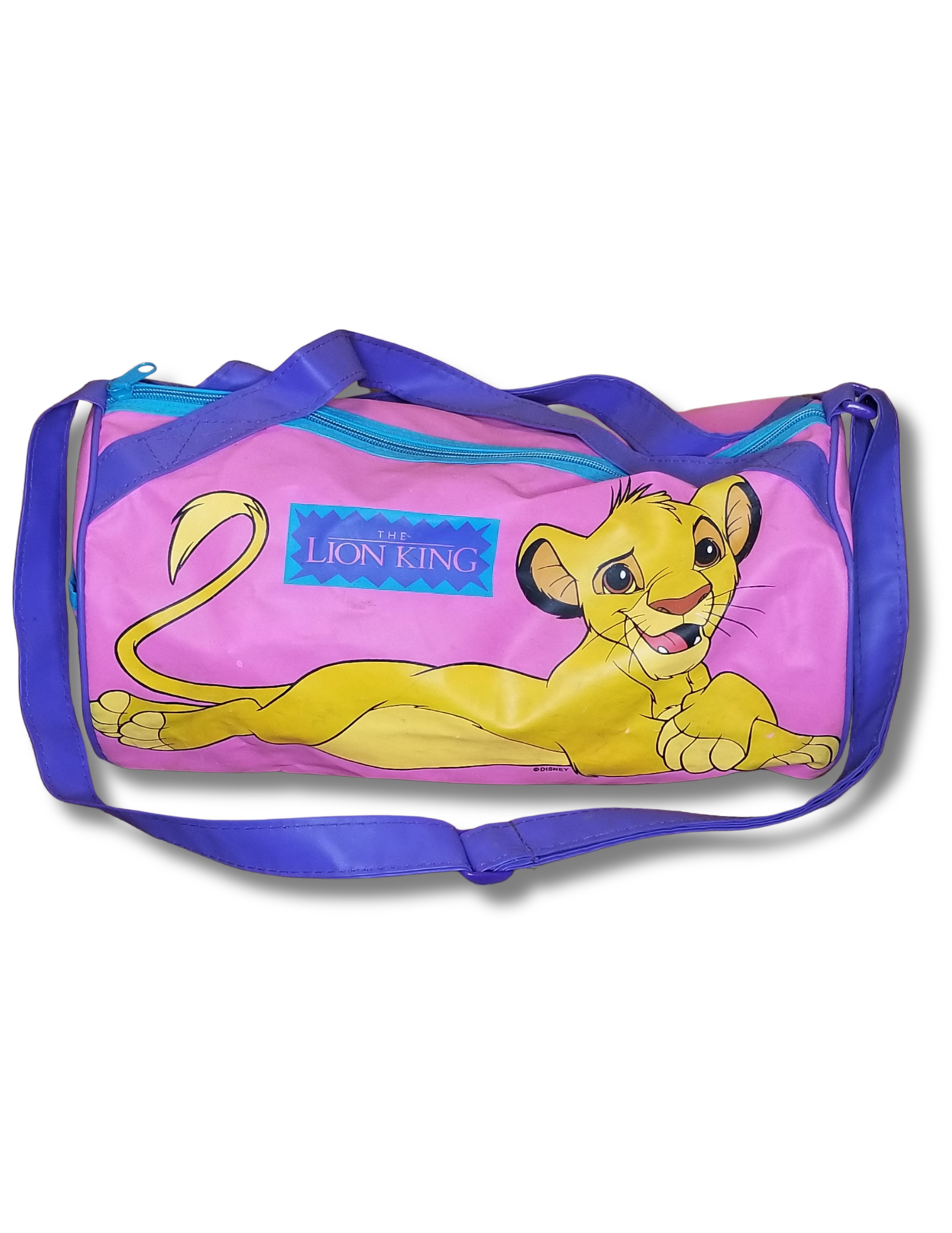 The Lion King Pink Duffel Bag – Young Simba Edition