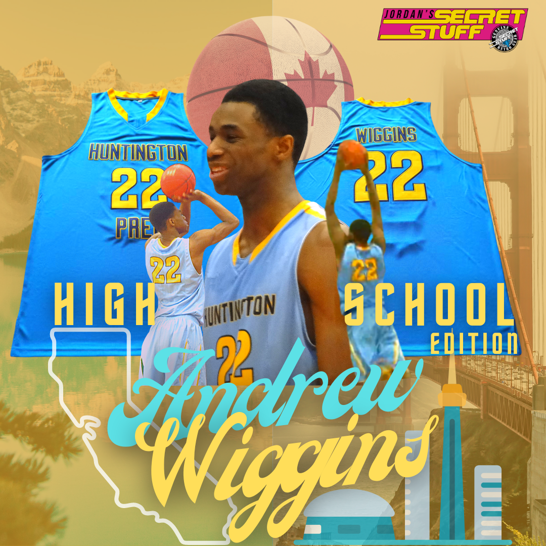 Andrew Wiggins High School Throwback Huntington Prep Jersey JordansSecretStuff