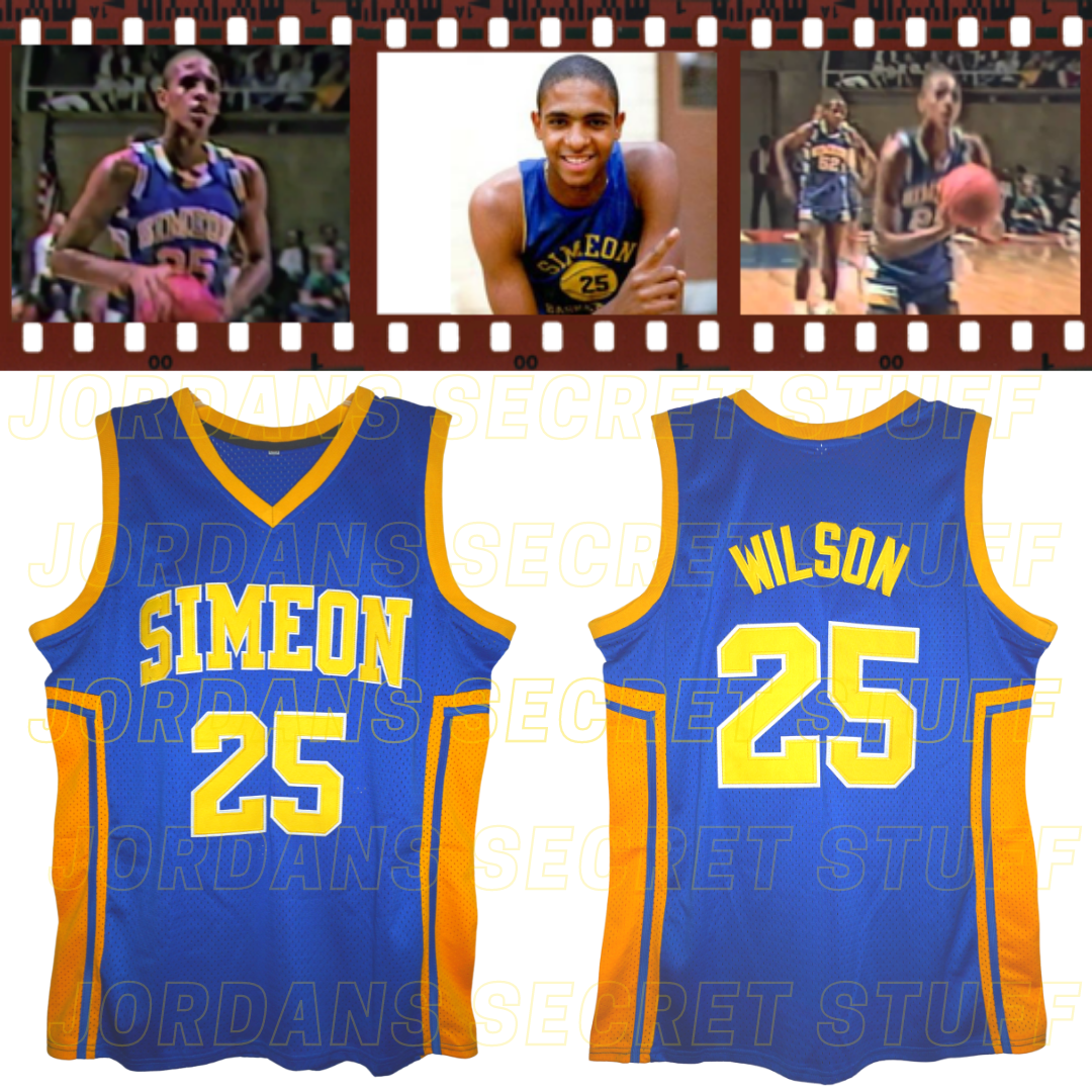 Derrick Rose or Ben "Benji" Wilson #25 Limited Series Simeon High School Jersey