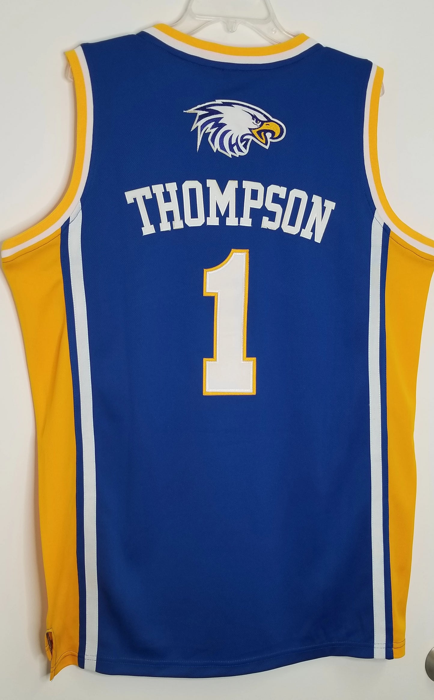 Klay Thompson Eagles High School Basketball Jersey (Away) Custom Throwback Retro Jersey