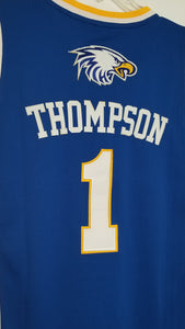 Klay Thompson Eagles High School Basketball Jersey (Away) Custom Throwback Retro Jersey