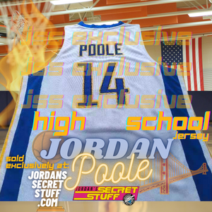 Jordan Poole High School Throwback Rufus King International Jersey