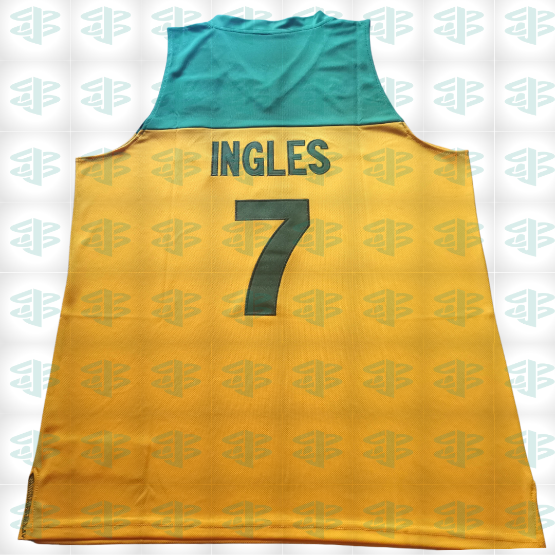 Throwback Joe Ingles #7 Team Australia Basketball Jersey Custom Any Name