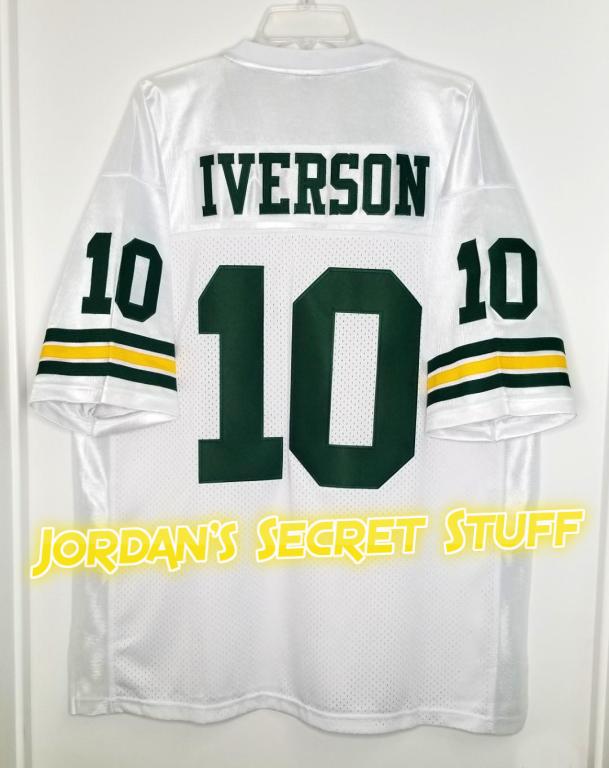 Allen Iverson Bethel High School Football Jersey Custom Throwback Retro Jersey