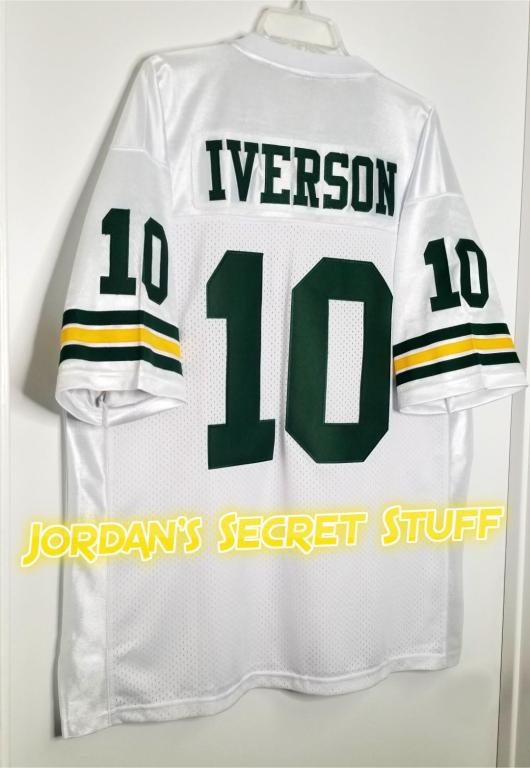 Allen Iverson Bethel High School Football Jersey Custom Throwback Retro Jersey