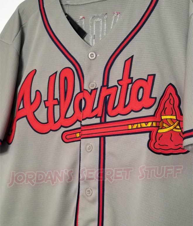 Andre 3000 "Player's Ball" Atlanta Braves Baseball #3K Music Jersey Custom Throwback 90's Retro Music Video Jersey