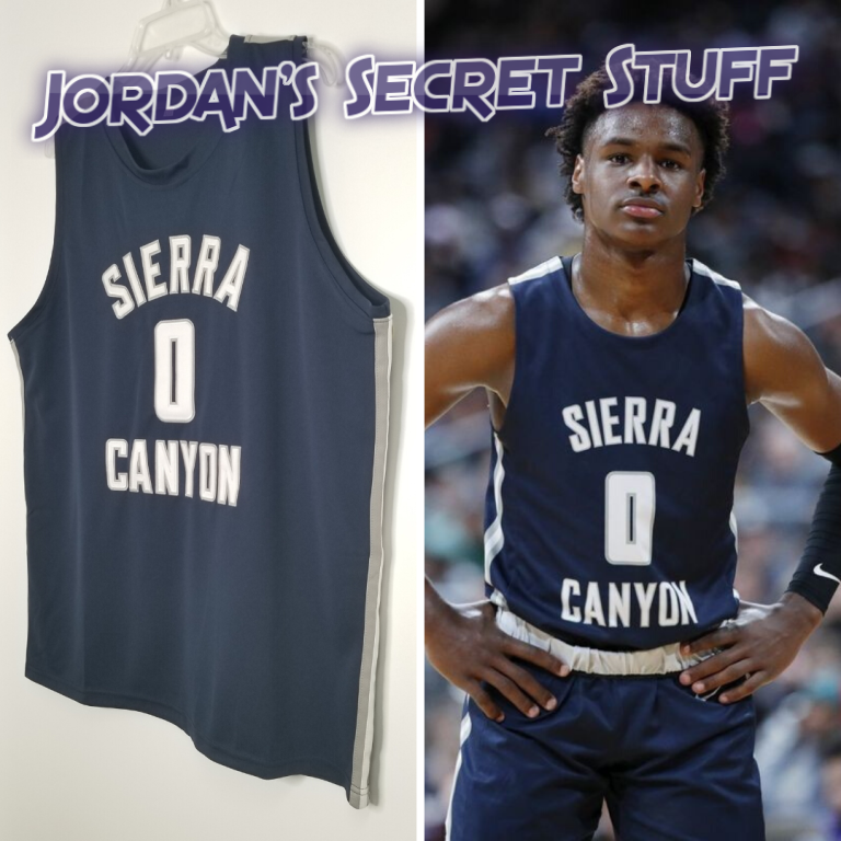 NEW Bronny James AUTHENTIC Stitched Sierra Canyon Basketball Jersey Sz 2XL  Flaw 