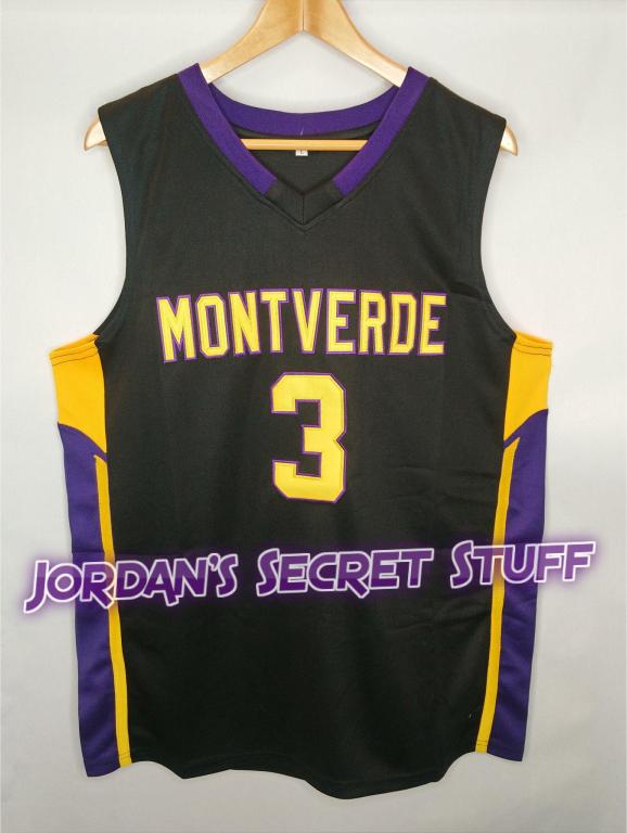 JordansSecretStuff D'Angelo Russell Montverde High School Basketball Jersey Custom Throwback Retro Jersey 2XL