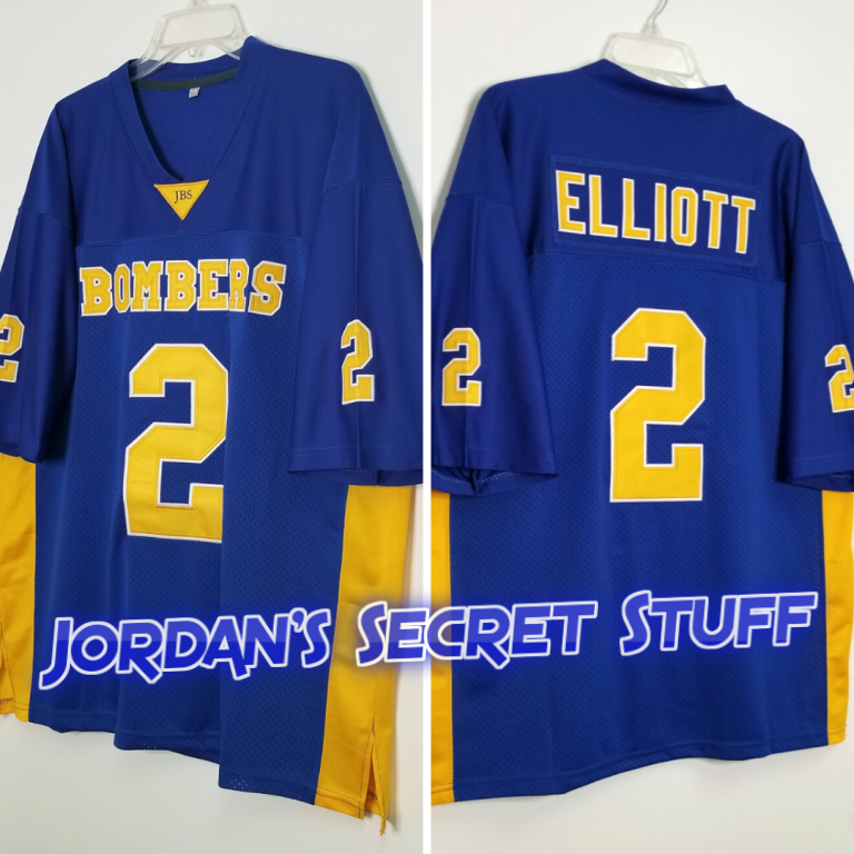 Ezekiel Elliott Burroughs High School Football Jersey Custom Throwback Retro Jersey