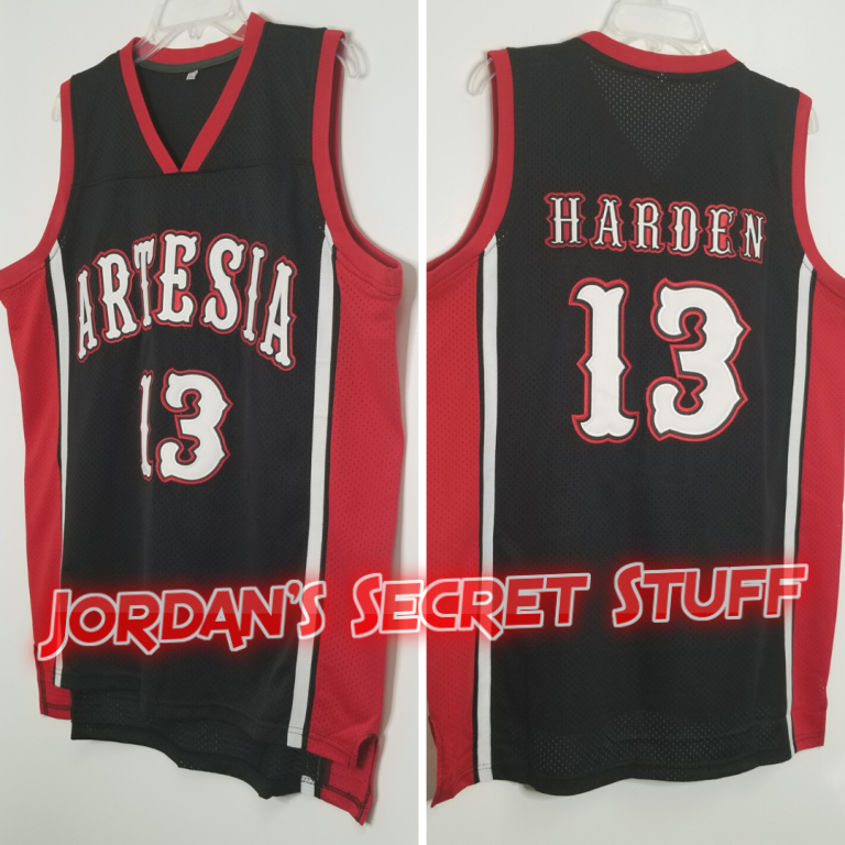 James Harden Artesia High School Basketball Jersey (Away) Custom Throwback Retro Jersey