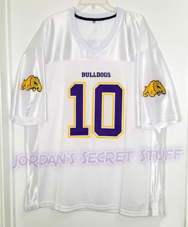 Marshawn Lynch Bulldogs High School Football Jersey Custom Throwback Retro Jersey