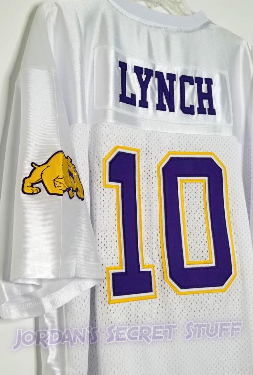 Marshawn Lynch Bulldogs High School Football Jersey Custom Throwback Retro Jersey