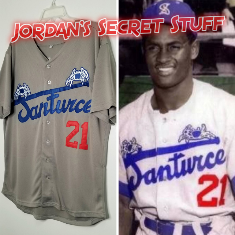 Roberto Clemente Santurce Puerto Rico Basketball Jersey Custom Throwback Retro Jersey