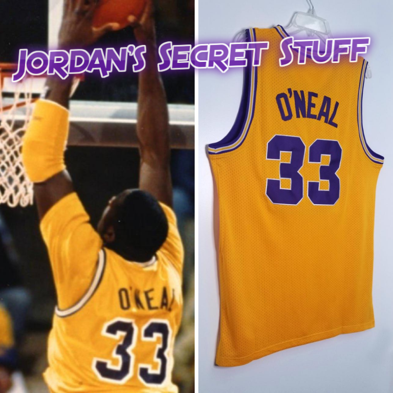 Shaquille O'Neal Autographed Gold LSU Basketball Jersey