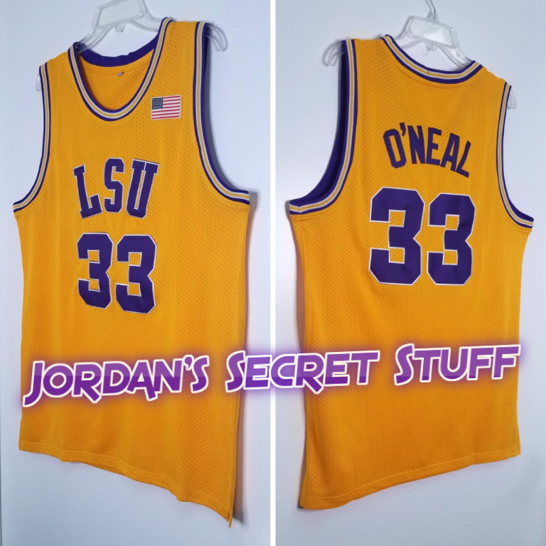 Mitchell&Ness NCAA Home Jersey LSU 1990 Shaquille O'Neal Yellow