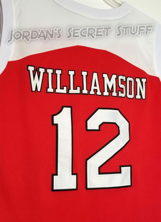 Zion Williamson #12 Spartanburg Day High School Basketball Jersey Custom Throwback Retro Jersey