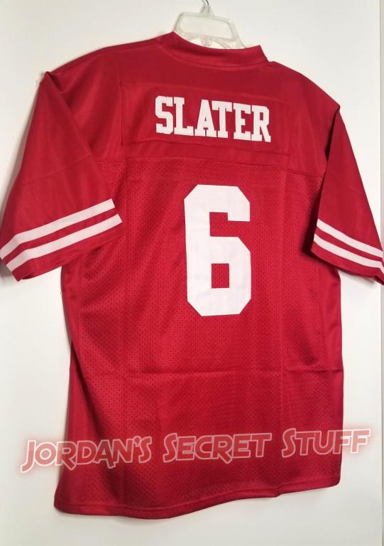 AC Slater Saved by the Bell Bayside #6 Football Jersey Custom Throwback 90's Retro TV Show Jersey
