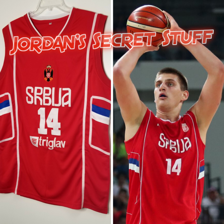 2023 Jokic #15 Team Serbia Type Basketball Jersey Custom Name Sewn