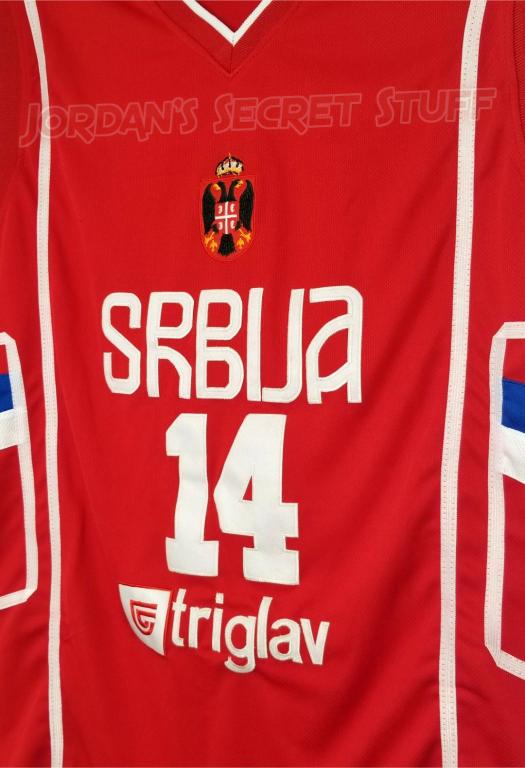 Nikola Jokic Serbia EuroLeague Basketball Jersey Custom Throwback Retro Jersey