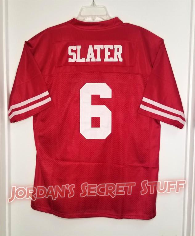 AC Slater Saved by the Bell Bayside #6 Football Jersey Custom Throwback 90's Retro TV Show Jersey