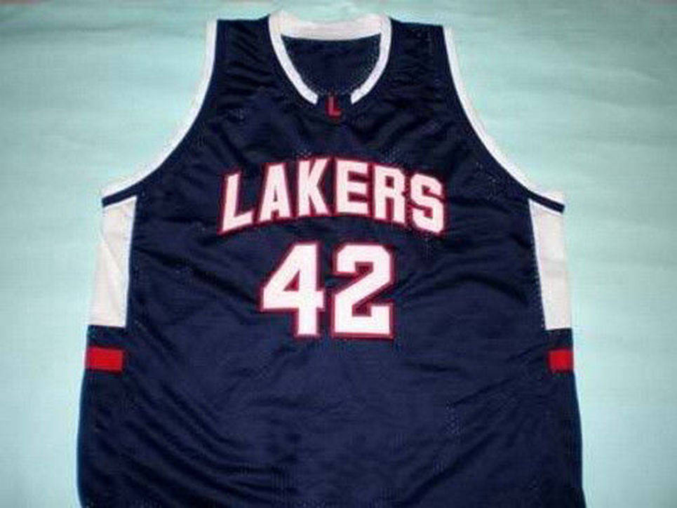 JordansSecretStuff Kevin Love Lakers High School Basketball Jersey Custom Throwback Retro Jersey L