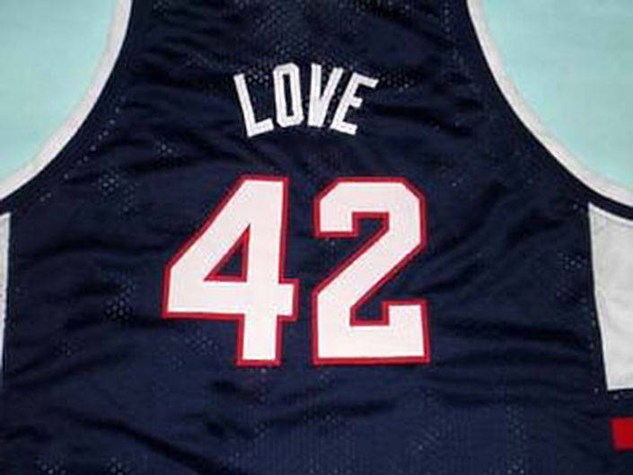 Kevin Love Lakers High School Basketball Jersey Custom Throwback Retro Jersey