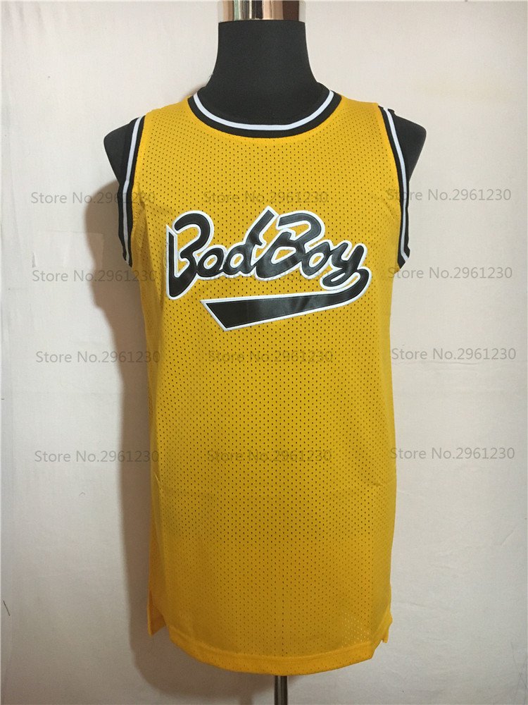 Notorious B.I.G. Biggie Smalls 72 Bad Boy Black Basketball Jersey