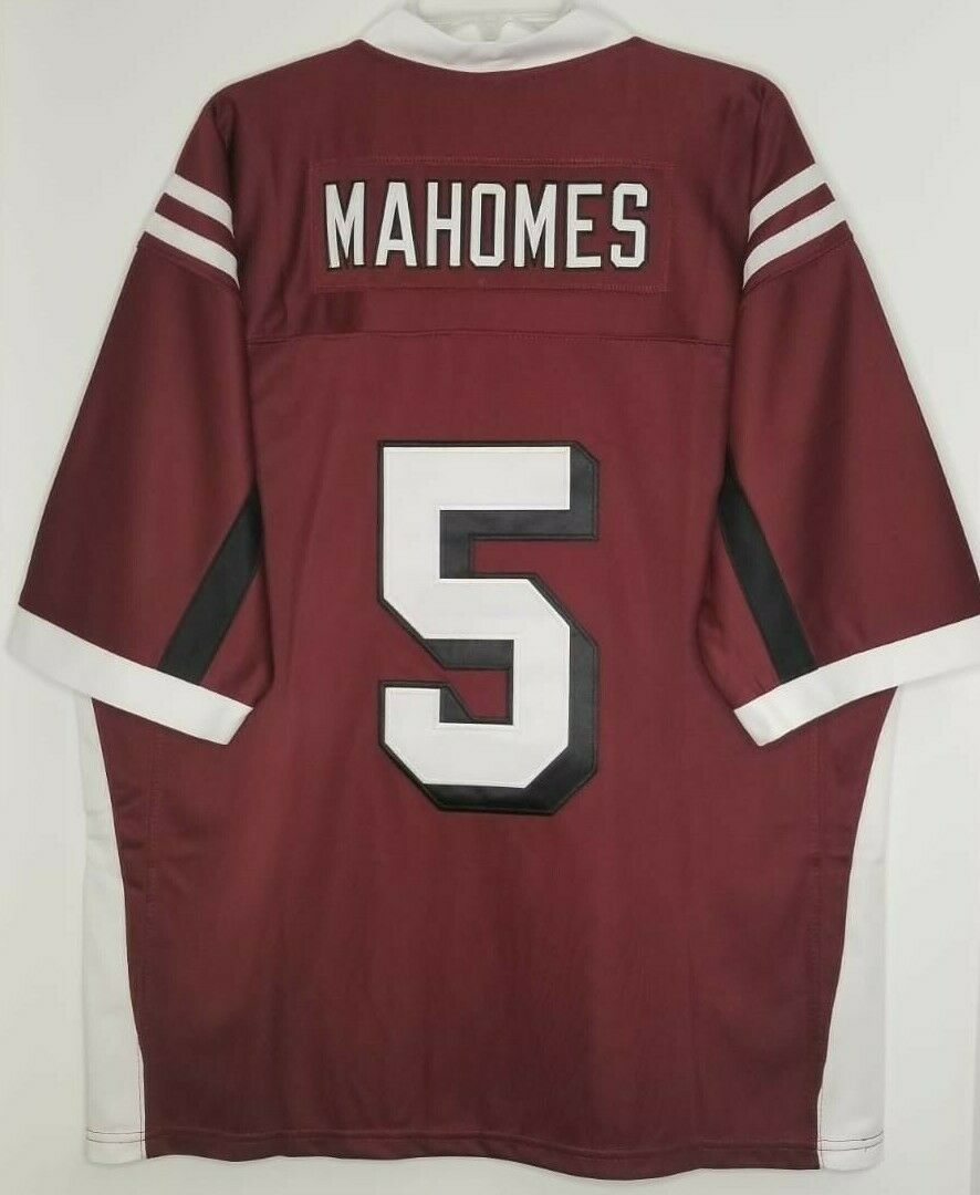 Patrick Mahomes Whitehouse High School Football Jersey Retro Throwback Custom Jersey