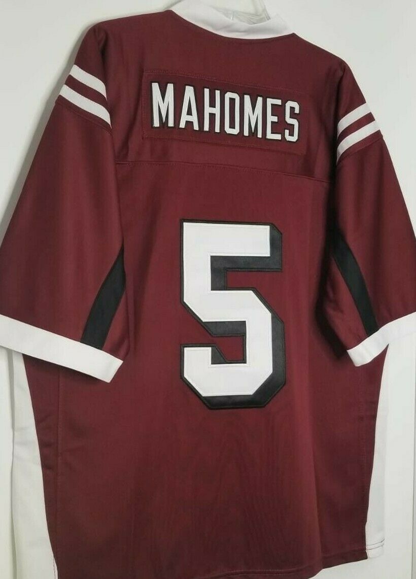 Patrick Mahomes Whitehouse High School Football Jersey Retro Throwback Custom Jersey