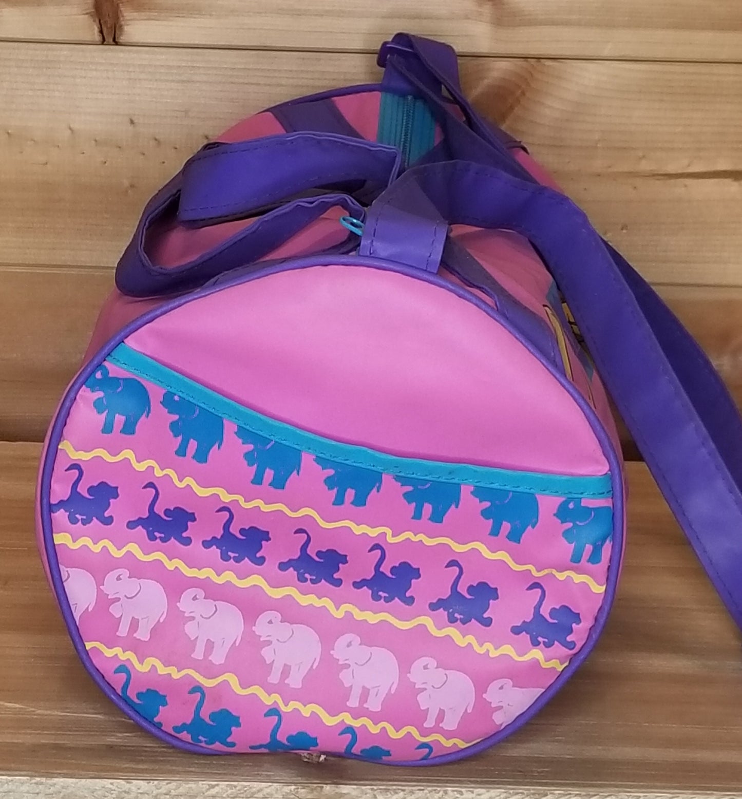 The Lion King Pink Duffel Bag – Young Simba Edition