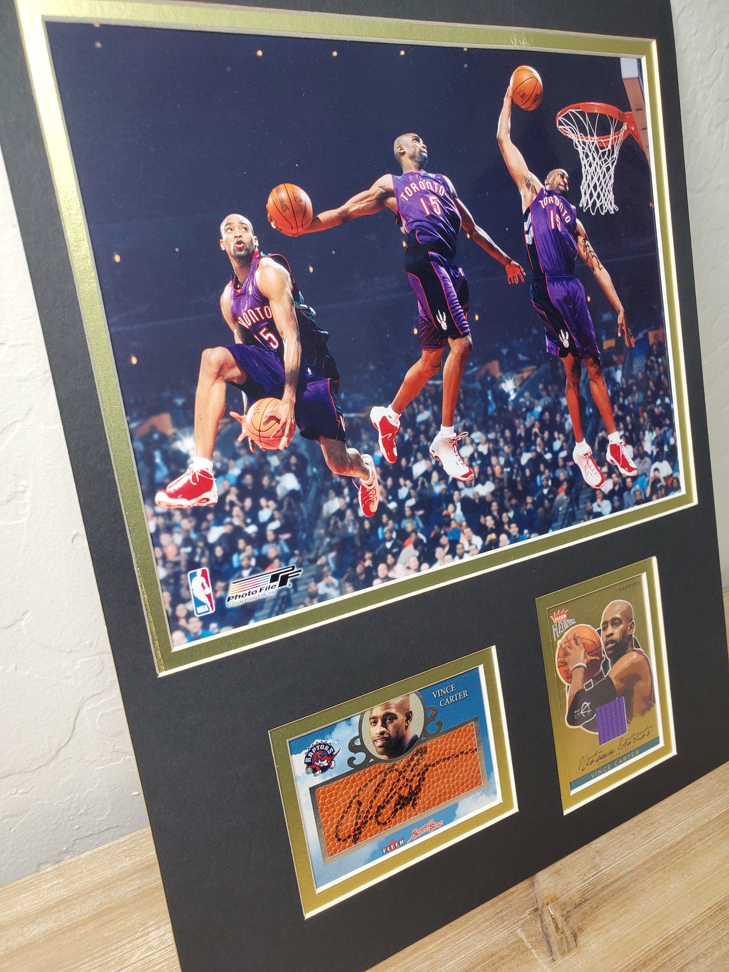 Vince Carter Framed Memorabilia - Toronto Raptors