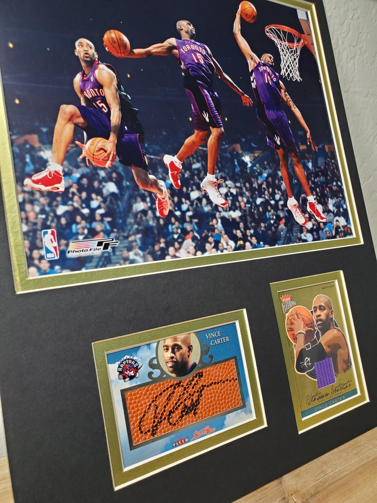 Vince Carter Framed Memorabilia - Toronto Raptors