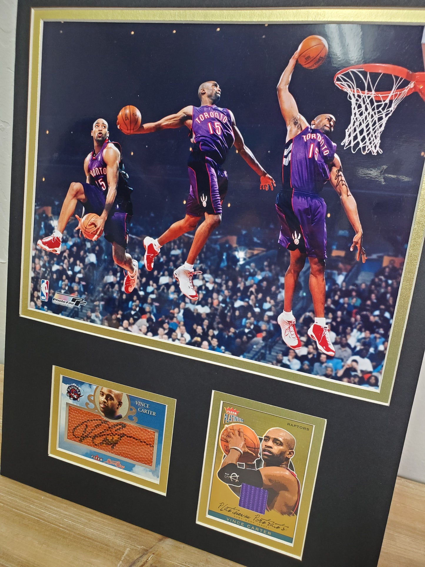 Vince Carter Framed Memorabilia - Toronto Raptors