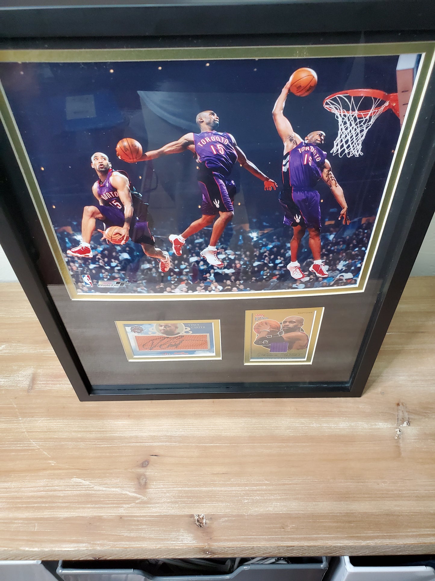 Vince Carter Framed Memorabilia - Toronto Raptors