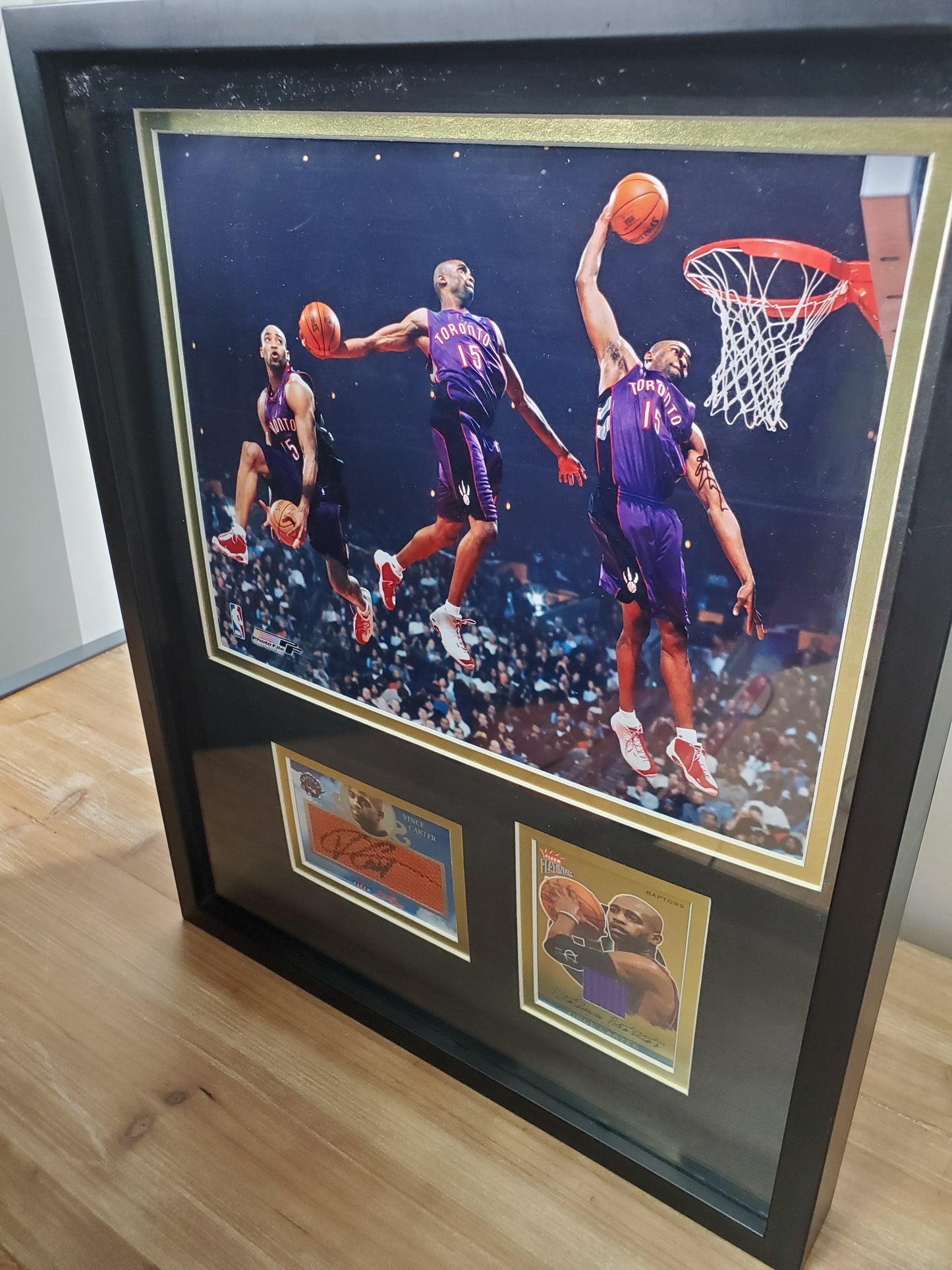 Vince Carter Framed Memorabilia - Toronto Raptors