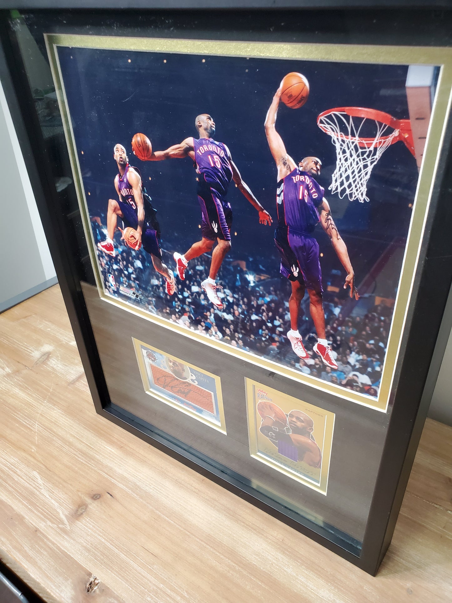 Vince Carter Framed Memorabilia - Toronto Raptors