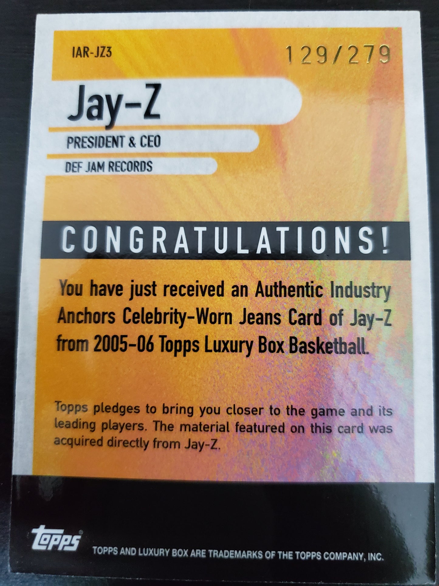 Jay-Z Framed Memorabilia – Rolling Stone Cover &amp; Collectible Card