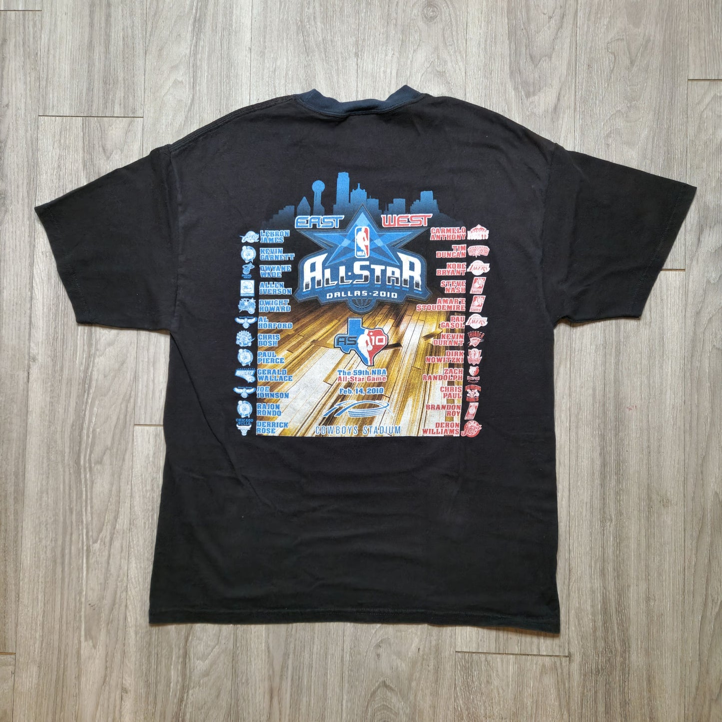 Officially Licensed NBA All Star Graphic T Shirt Derrick Rose Kobe Bryant