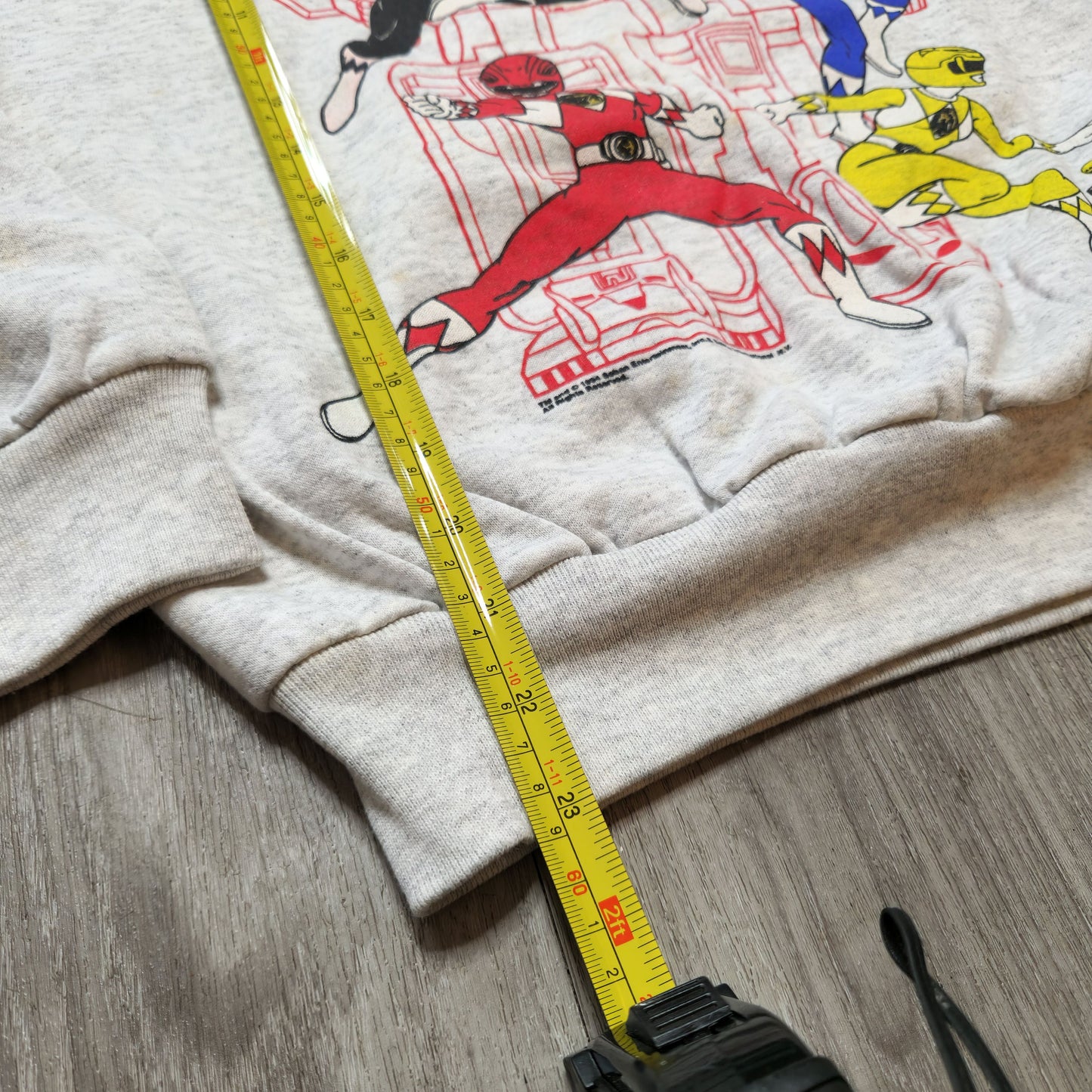 Vintage Mighty Morphin Power Rangers Sweatshirt Officially Licensed 1990s