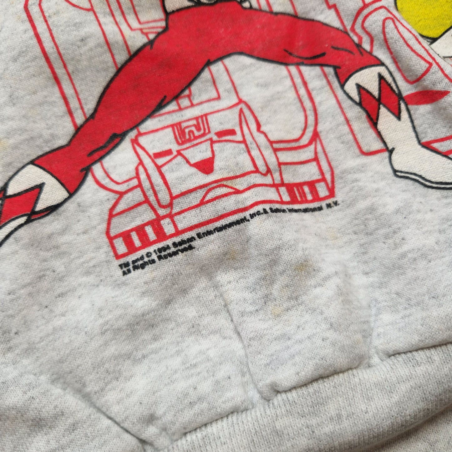 Vintage Mighty Morphin Power Rangers Sweatshirt Officially Licensed 1990s