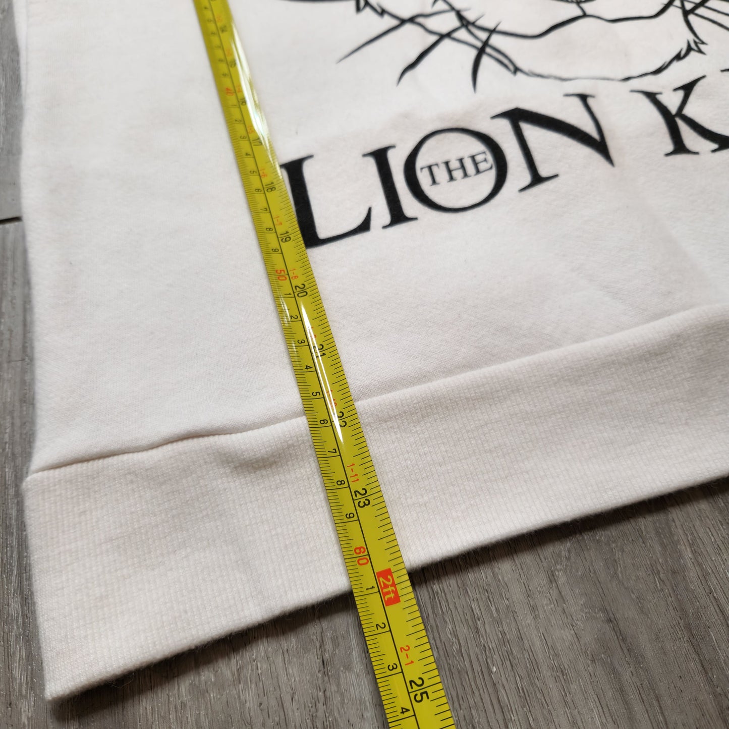 Vintage Disney The Lion King Simba White Sweatshirt Officially Licensed