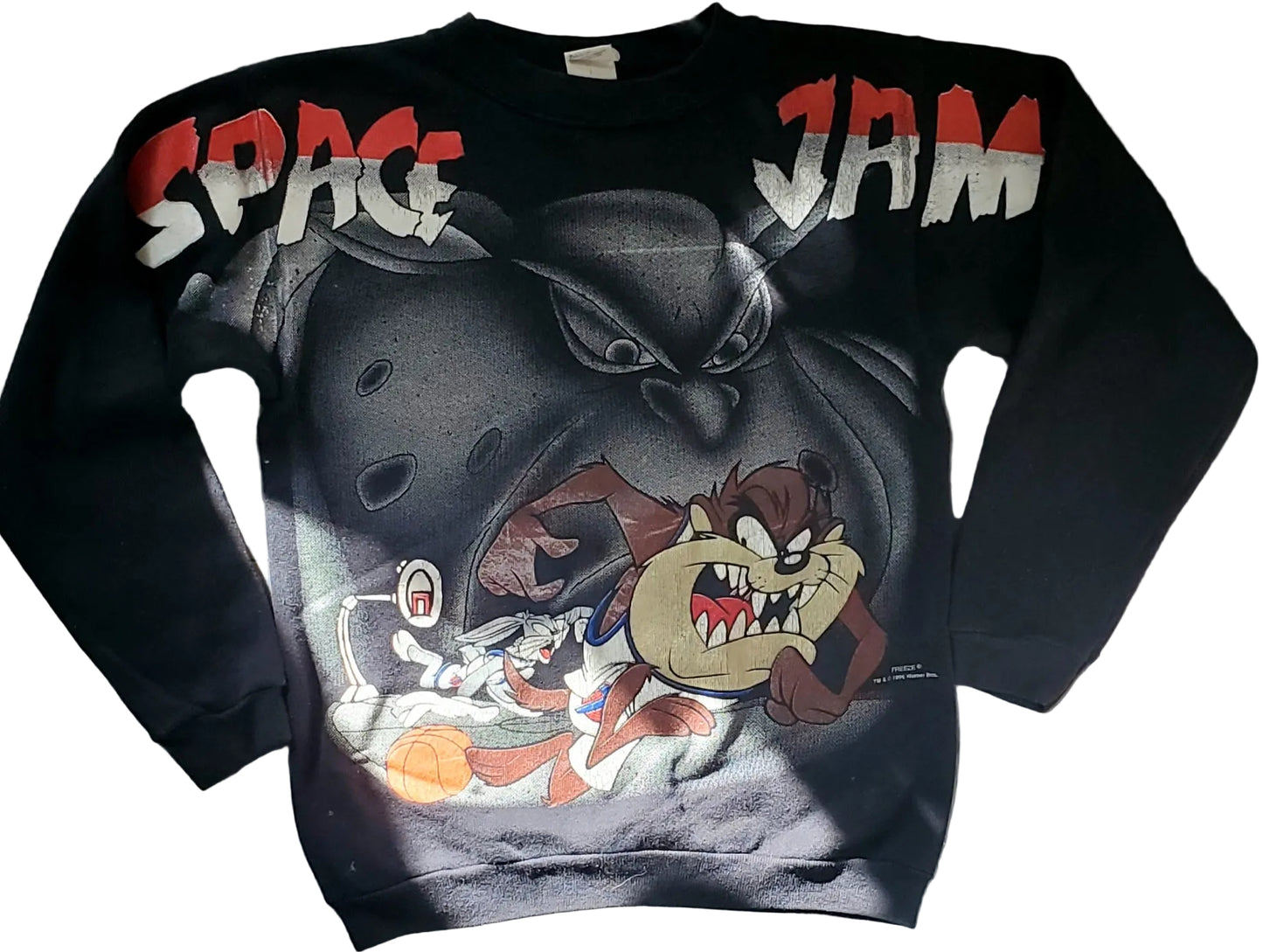 1996 Warner Bros Space Jam Looney Tunes Tune Squad Sweatshirt Youth Large