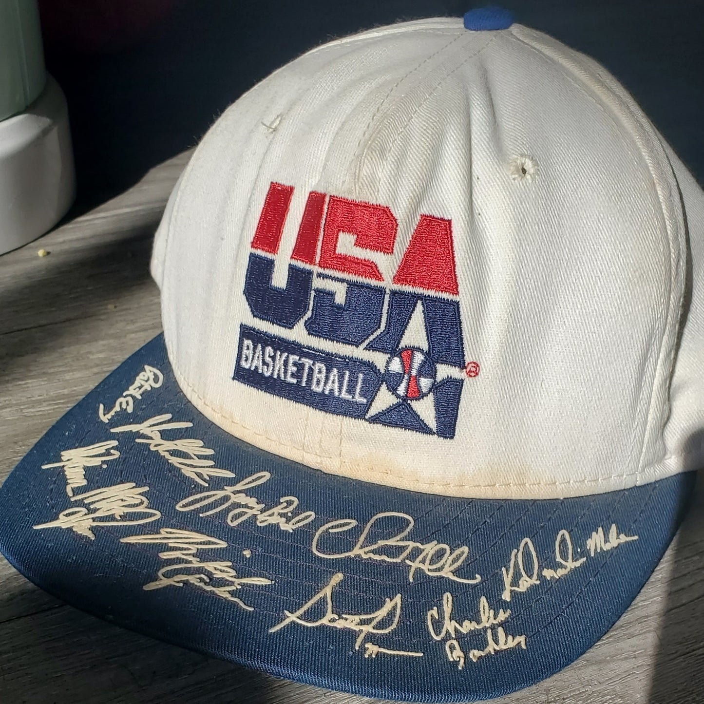 1992 USA Basketball Dream Team Signatures Hat Officially Licensed Vintage
