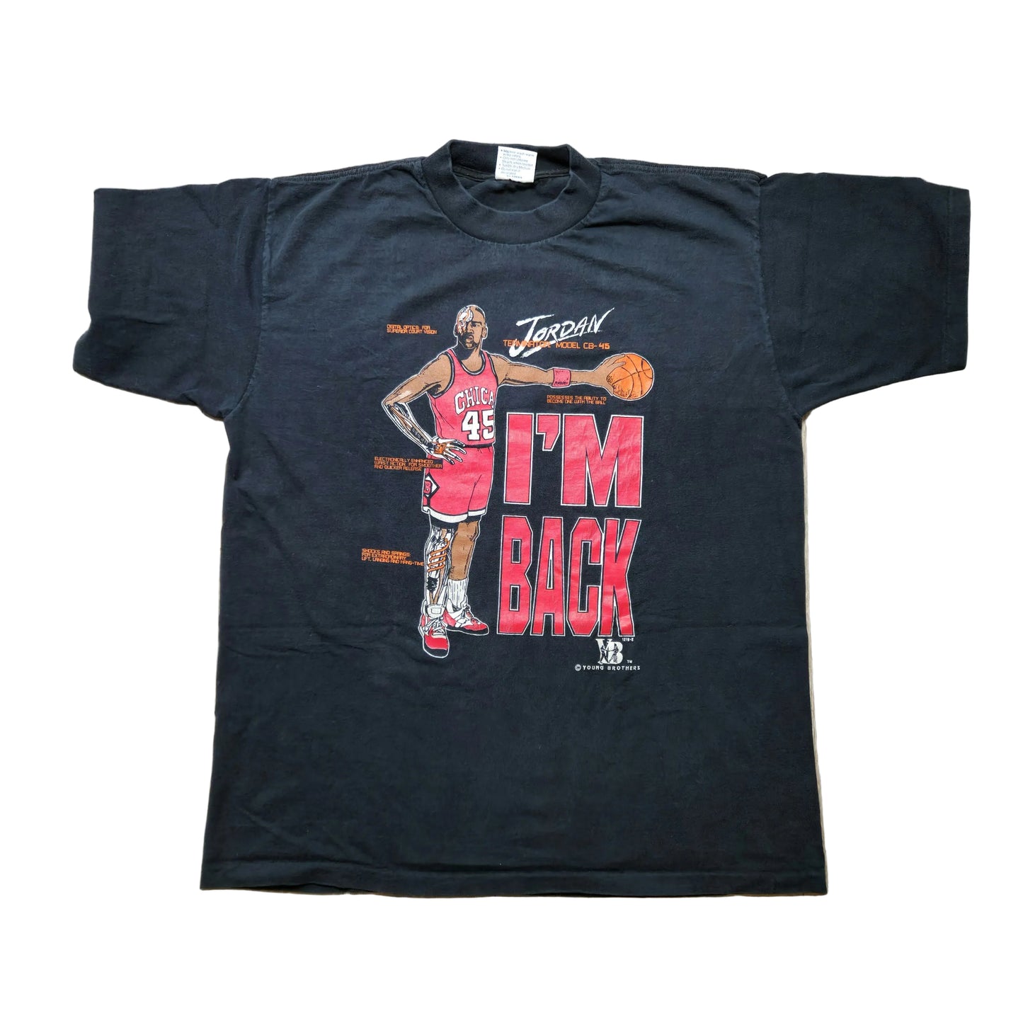 Vintage Michael Jordan I’m Back T Shirt Officially Licensed 1990s