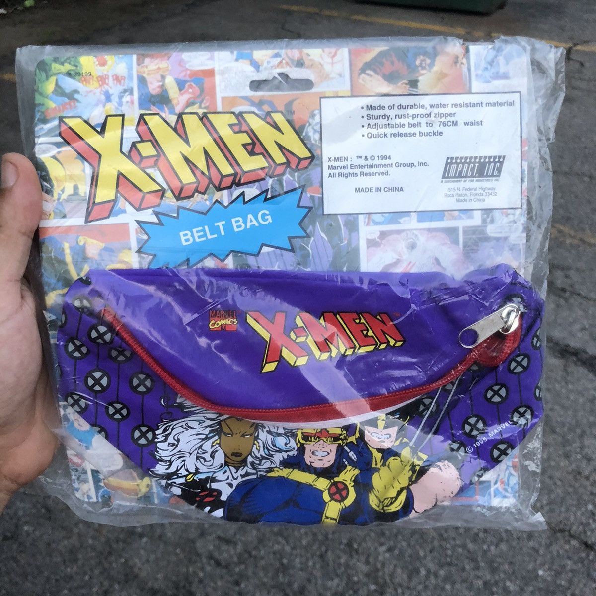 Retro Superhero X-Men Belt Bag & Sling Pack – Vintage Marvel Fan Essential